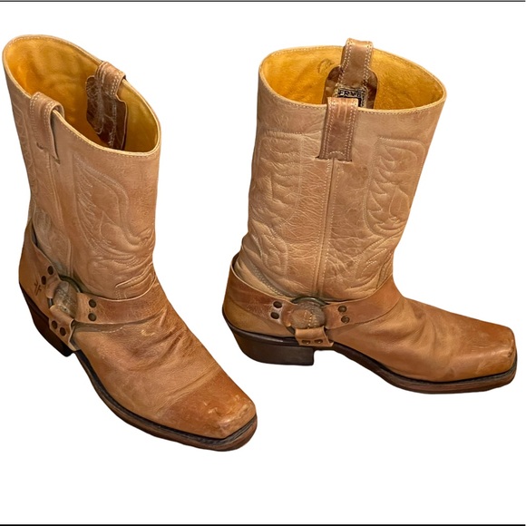 Frye Shoes - Super Condition FRYE Cowboy boots rancher leather Sz 10M
